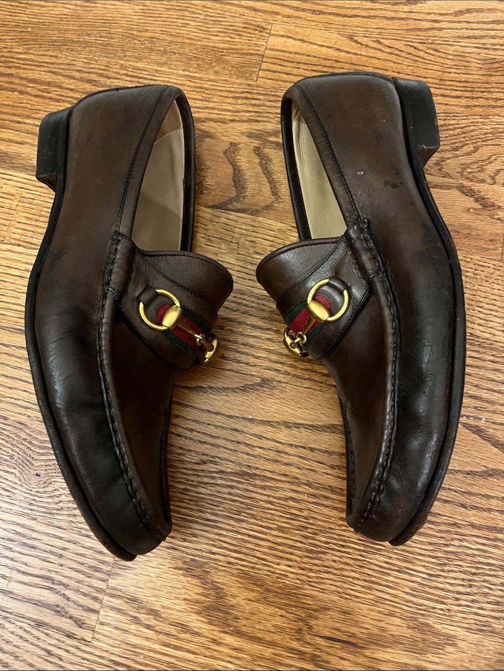 Damaged men’s Gucci dress shoes 10.5 D - Picture 4 of 12